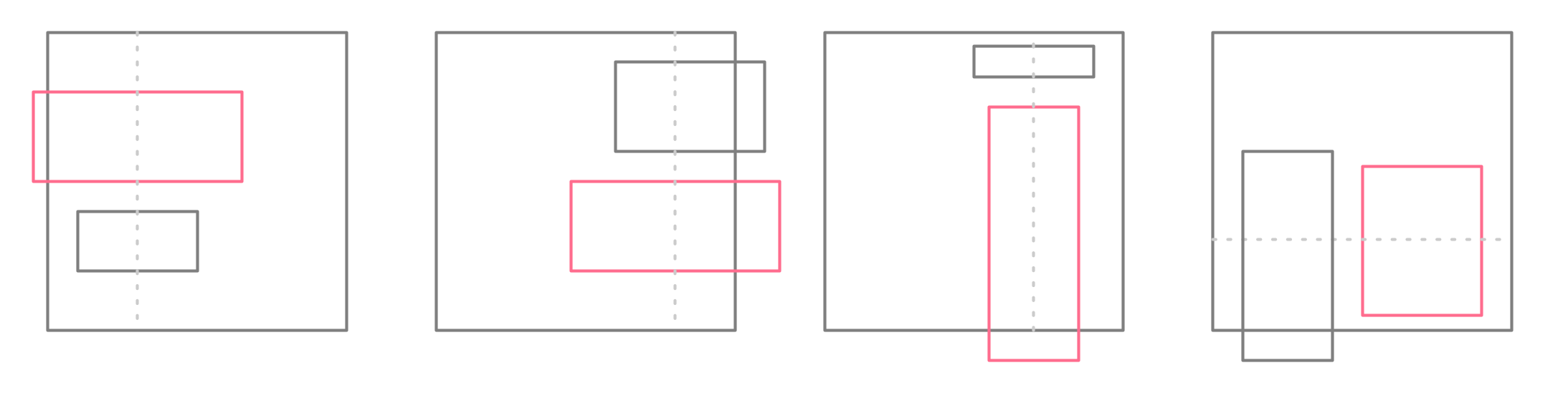 Positioning unbounded diagram